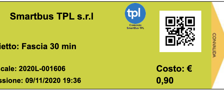E-Tickets TPL. Acquisto tramite smartphone e web dei biglietti elettronici TPL