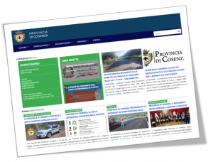 COMMUNICA CMS portale provincia di cosenza
